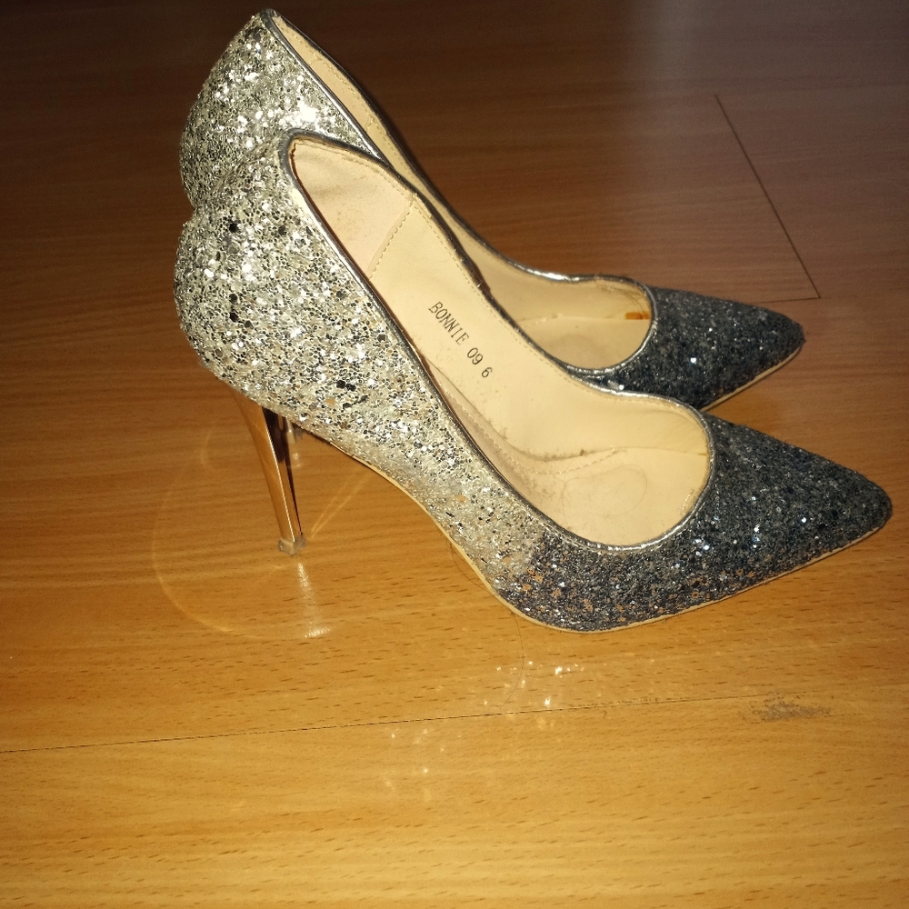 Navy blue/silver sparkly ✨ pumps